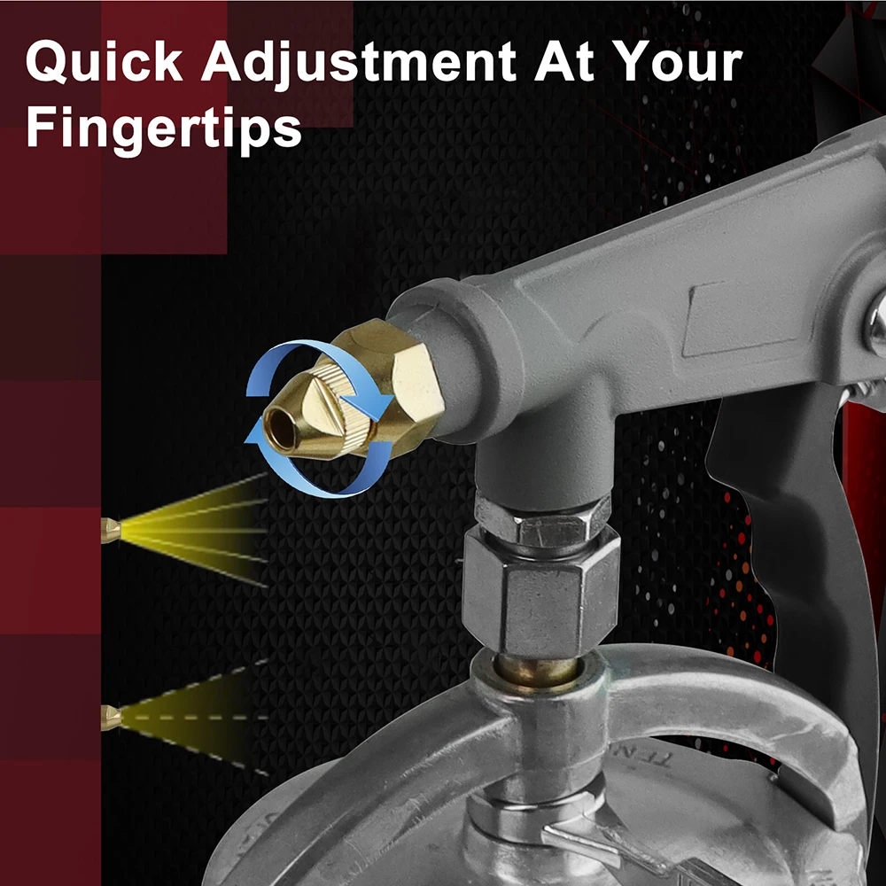 Automotive Chassis Armor Glue Spray Gun DO-15 Pneumatic Anti Rust Gun With Particle Spray Gun