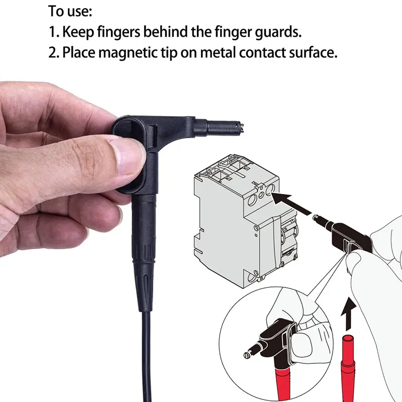5PCS/2PCS/3PCS Magnetic Test Probe, Back Probe, Suitable For Quick Linking Of Digital Multimeters And Megohmmeters