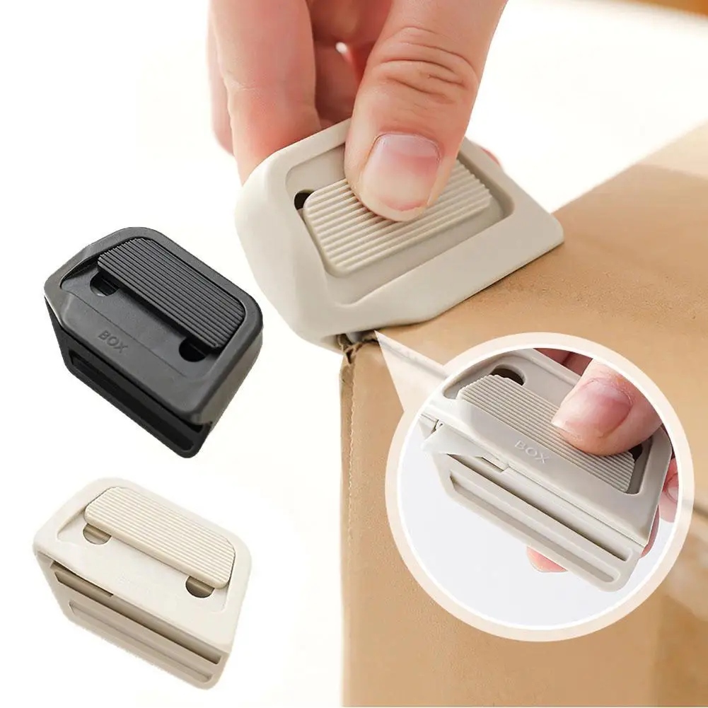 New Portable Ceramic Parcel Opener Automatic Rebound Unpacking Tool Magnetic Package Openers Anti-stick Seal Package Breaker