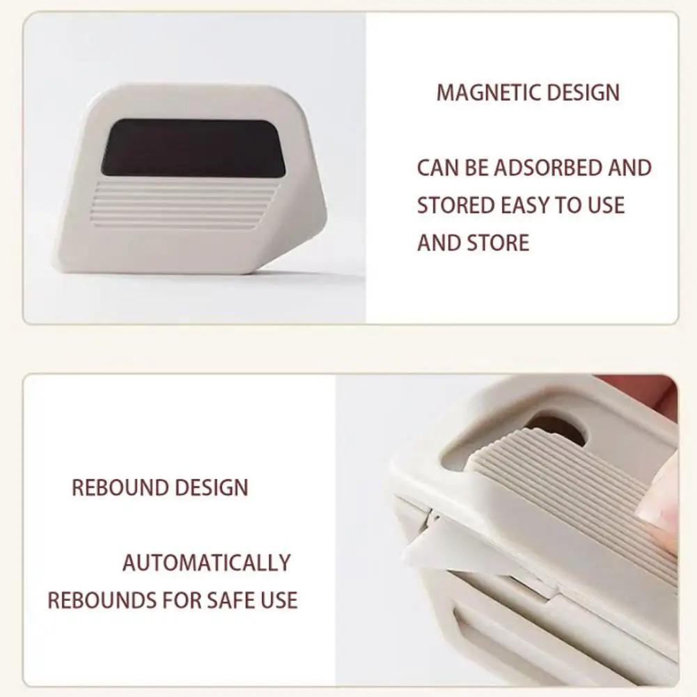 New Portable Ceramic Parcel Opener Automatic Rebound Unpacking Tool Magnetic Package Openers Anti-stick Seal Package Breaker