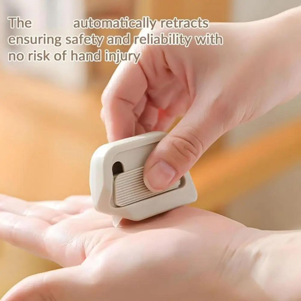 New Portable Ceramic Parcel Opener Automatic Rebound Unpacking Tool Magnetic Package Openers Anti-stick Seal Package Breaker