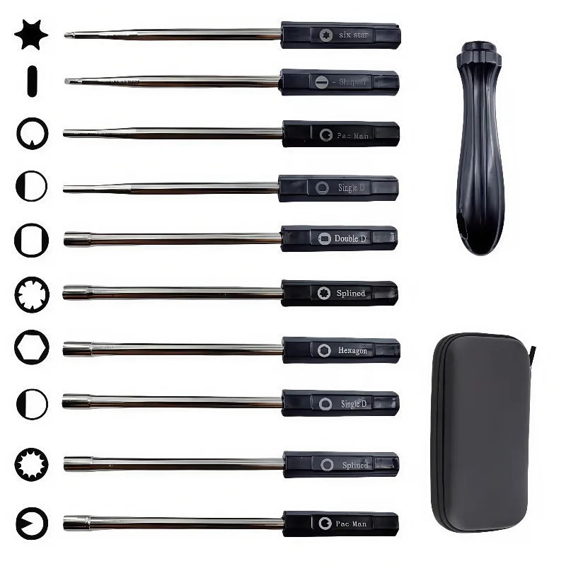 10-Piece Carburetor Adjustment Tool Kit for 2-Cycle Engines – Compatible with Husqvarna, Stihl, Echo Chainsaws & Trimmers