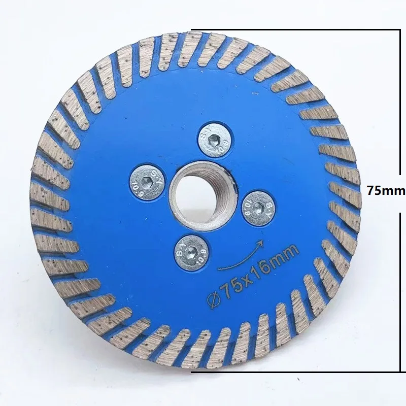 1 PC M14 Flange Diamond Cutting Disc 75mm 50mm 2 Inch Detachable Mini Carving Tool Blade for Granite Marble Tiles Stone Cutting