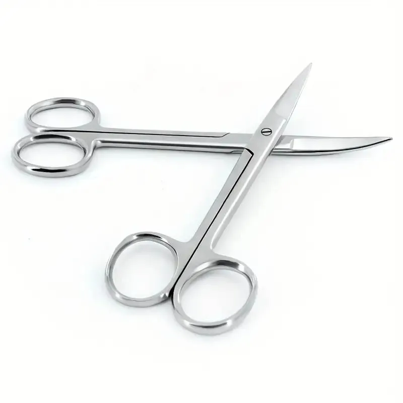 10cm/11.5cm/13cm/14cm/16 cm Animal Veterinary Vet Medical Stainless Steel Surgical Scissors Straight curved Tip Haircut Scissors