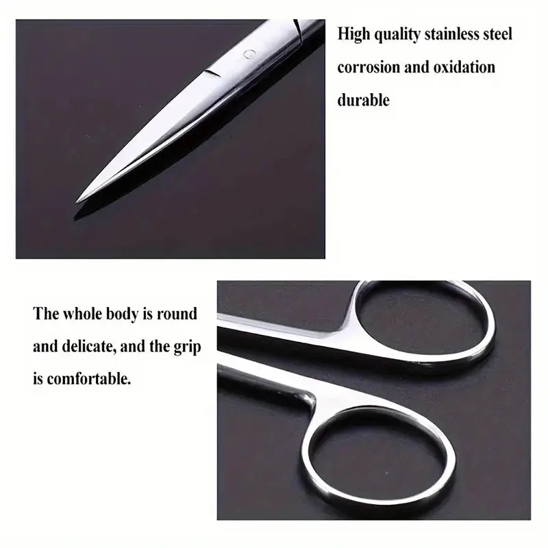 10cm/11.5cm/13cm/14cm/16 cm Animal Veterinary Vet Medical Stainless Steel Surgical Scissors Straight curved Tip Haircut Scissors