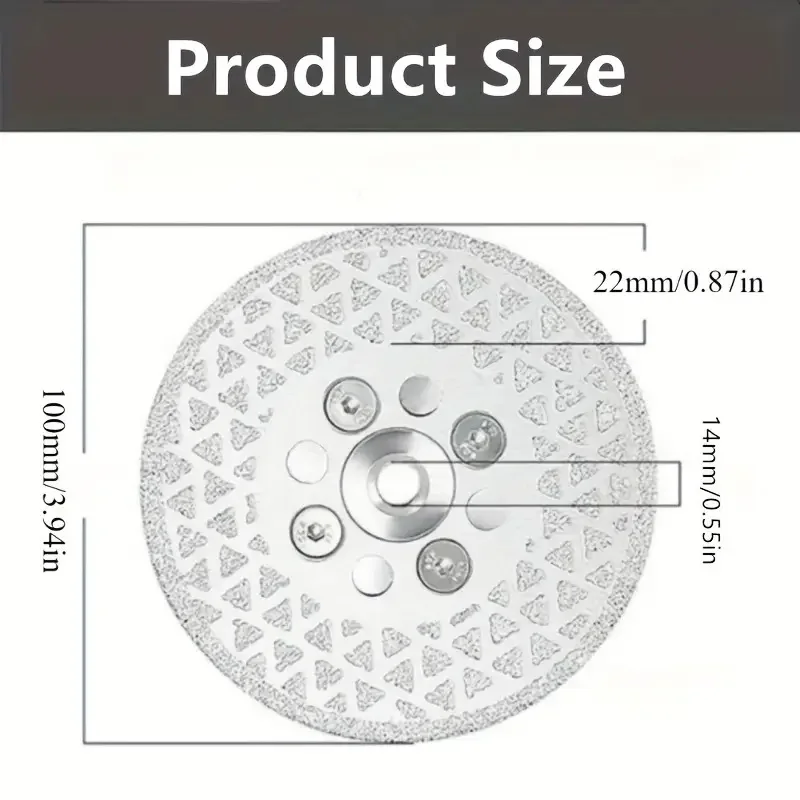M14 M10 Diamond Grinding Wheel Saw Blade Cutting Disc For Sharpener Porcelain Tile Marble Granite Diameter 80 100mm Angle 1 PC