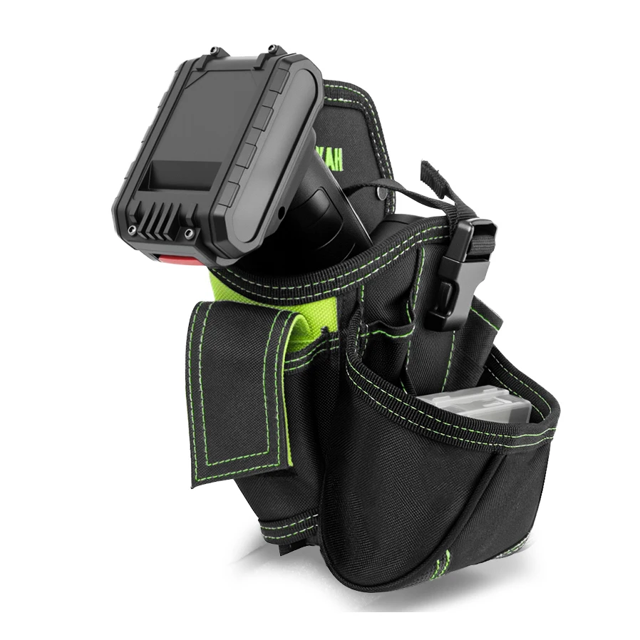 JAKAH Durable Large Compartment Electrician Tool Bag Waist Tool Belt Bag Drill Holster Electrician Pouch HL060