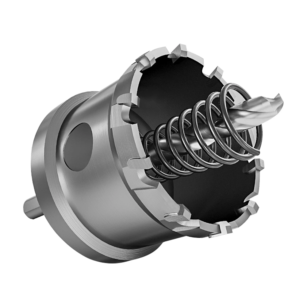 1 Pc 5A Carbide Tip TCT Drill Bit Hole Saw 12-150mm Drill Bit Set Hole Saw Cutter For Stainless Steel Metal Alloy Drilling