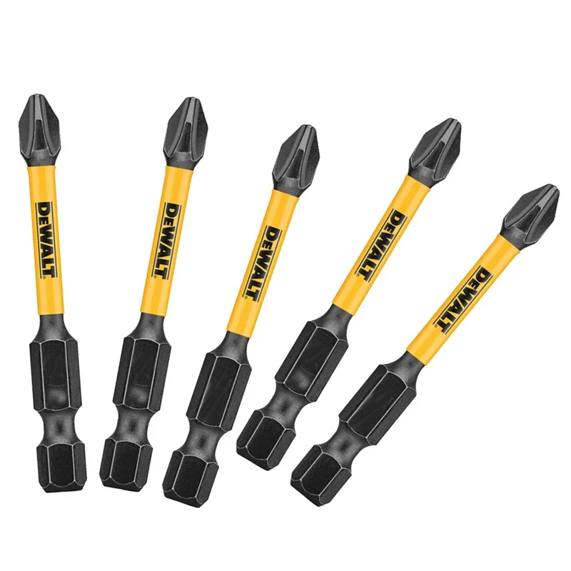 DEWALT PH2 57MM Bits Batch Header Electric Wrench Screwdriver Impact Drill Special Use Bits Power Tool Attachments 5Pcs