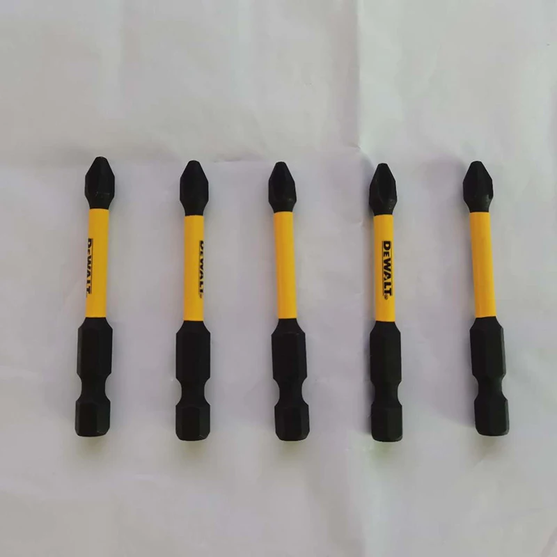 DEWALT PH2 57MM Bits Batch Header Electric Wrench Screwdriver Impact Drill Special Use Bits Power Tool Attachments 5Pcs