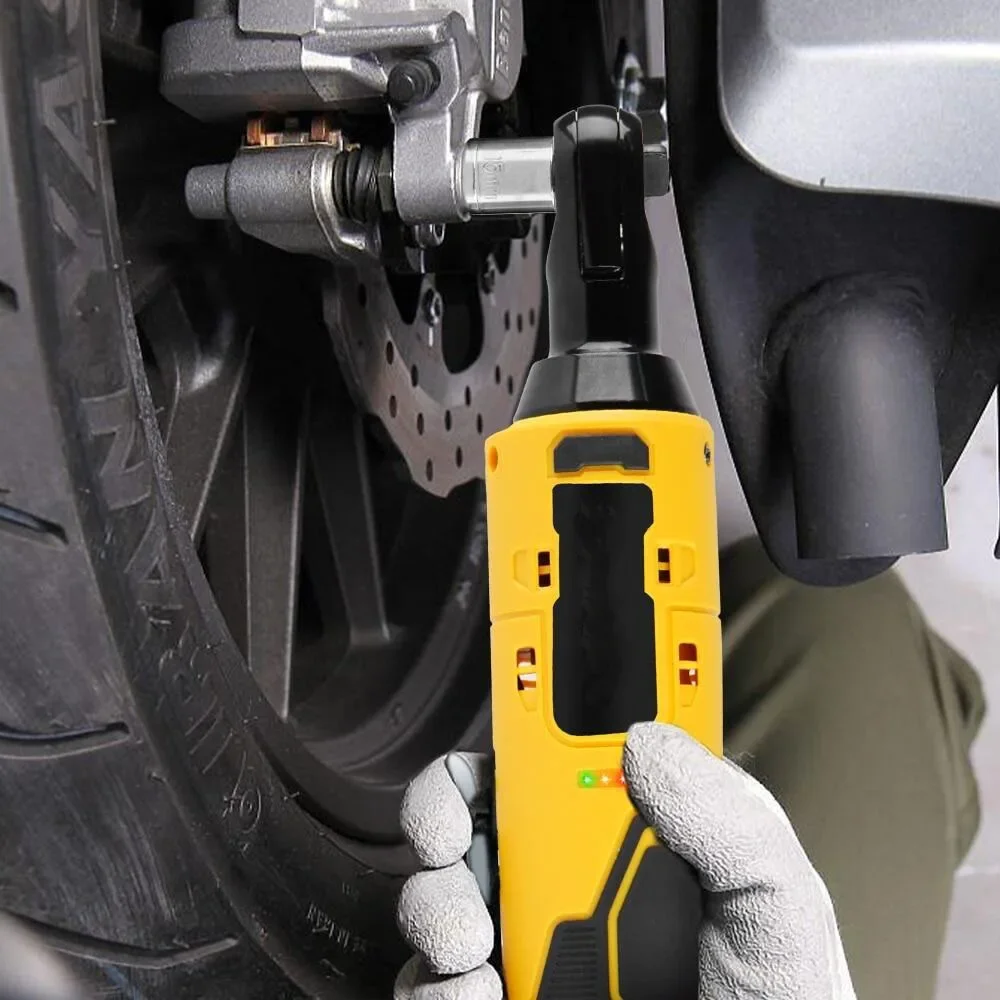 Electric Ratchet Wrench 220N.M Cordless Driver 3/8'' Impact Removal Screw Nut Repair Power Tools for Dewalt 18V 20V Battery