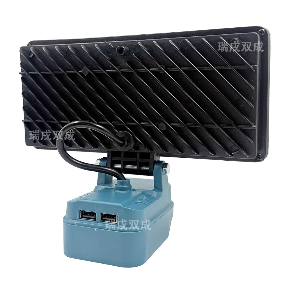 Power Tool Parts for Makita 18V Lithium Battery LED Work Lights Handheld Lamp Spotlights Flashlight Hand Lantern 2 USB Charger