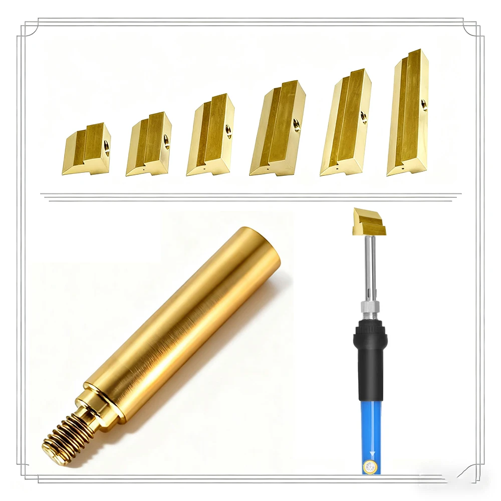 Spade-Shaped Soldering Iron Tip 10.5-40mm Width, Suitable for 936-937-8898-8586-888D Series Soldering Iron Welding Tools