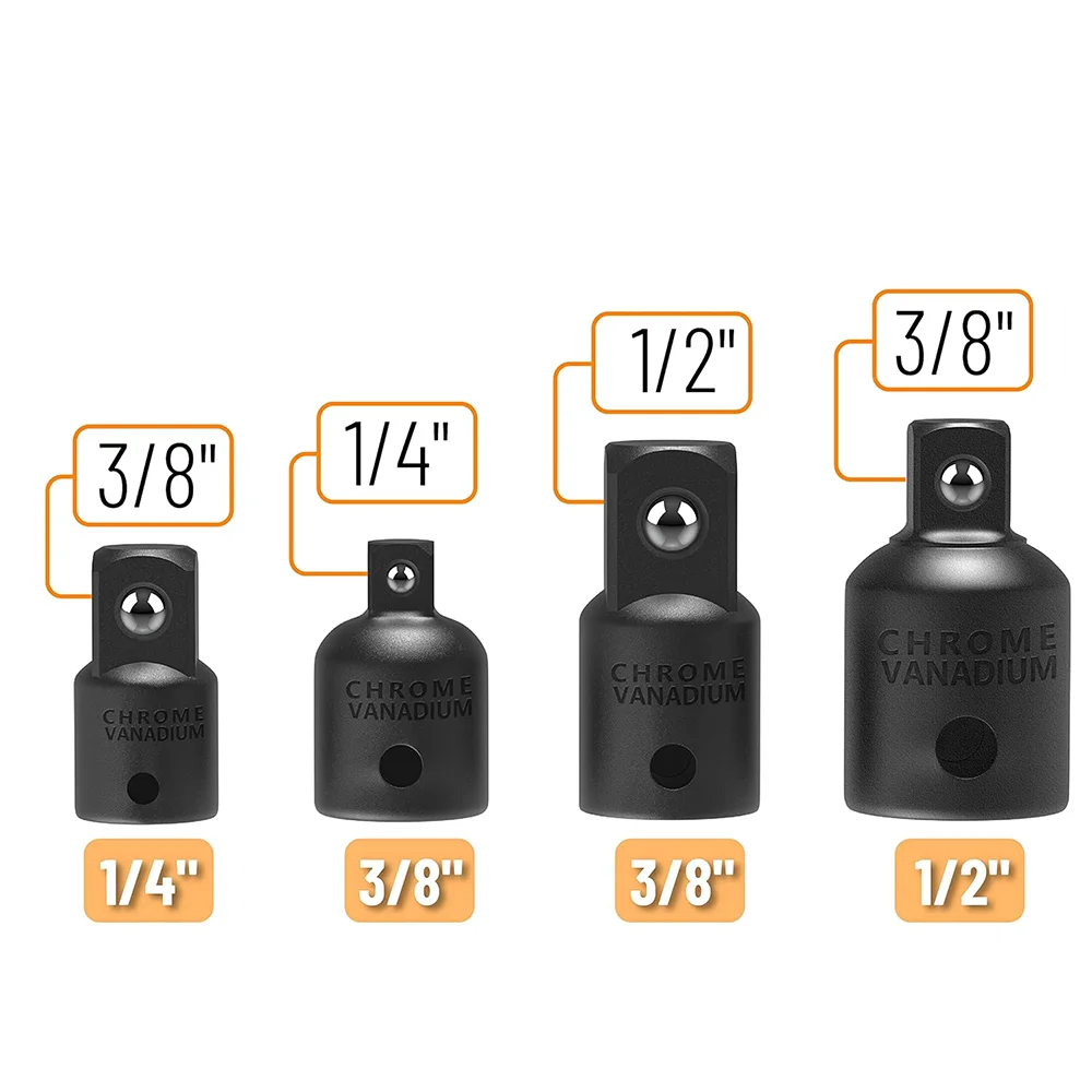 90 360 Degree Swivel Impact Universal Socket Joint U Knuckle Air Wobble Sleeve Adapter 1/2inch Drive Extension Electric Wrench