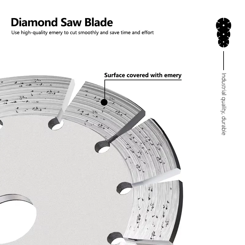 Mini Small Cutting Disc, Multi-Functional Small Ultra-Thin Woodworking Grinding and Cutting Metal, Stone and Tile 3-Inch Accesso
