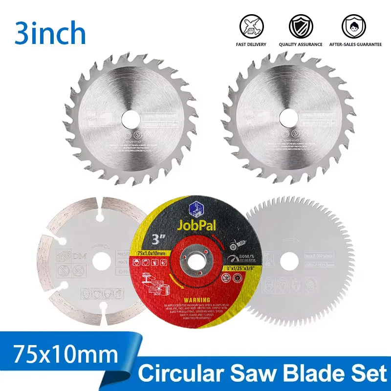 Mini Small Cutting Disc, Multi-Functional Small Ultra-Thin Woodworking Grinding and Cutting Metal, Stone and Tile 3-Inch Accesso