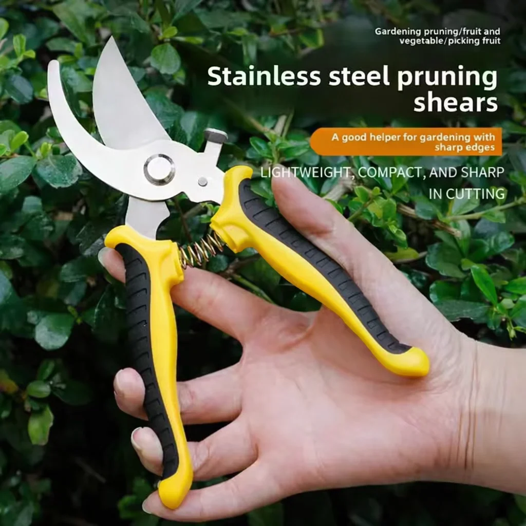 3 Pack Garden Pruning Shears, Stainless Steel Shears, Gardening Shears, Scissors, Garden Clippers, Pruning Snips for Gardening