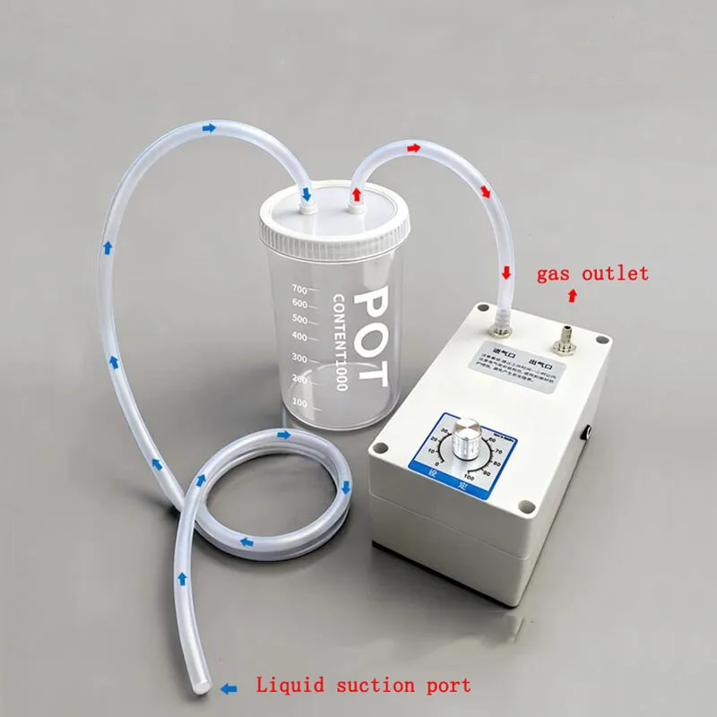 12V Mini Electric Vacuum Pump for Lab Filtration with Adjustable Negative Pressure 1000mL Sealed Filtration Bottle