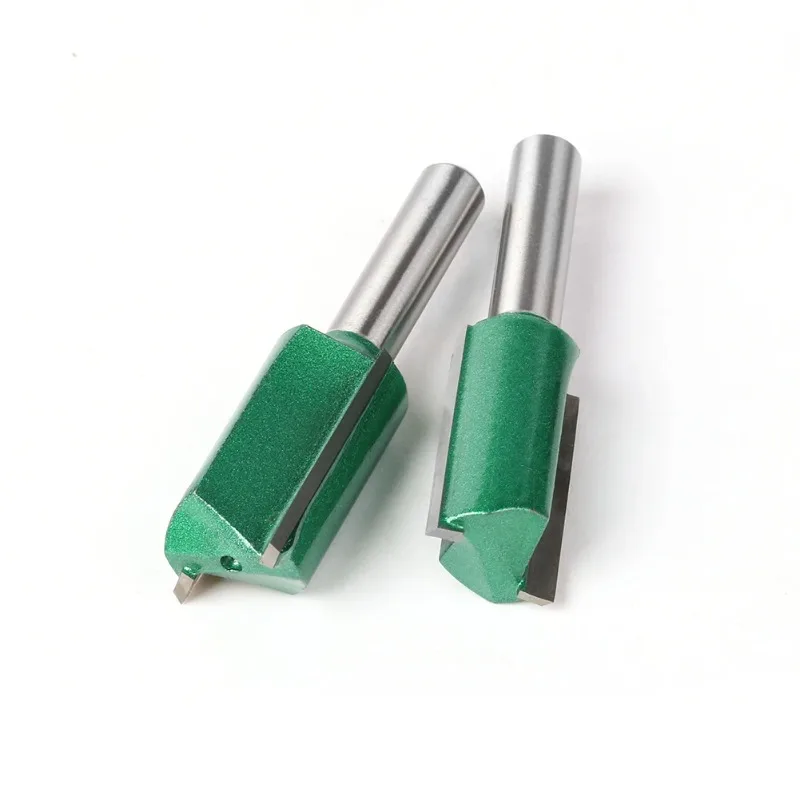 3mm-20mm Diameter 8mm Shank Straight Bit Tungsten Carbide Single Double Flute Router Bit Wood Milling Cutter For Woodwork Tool