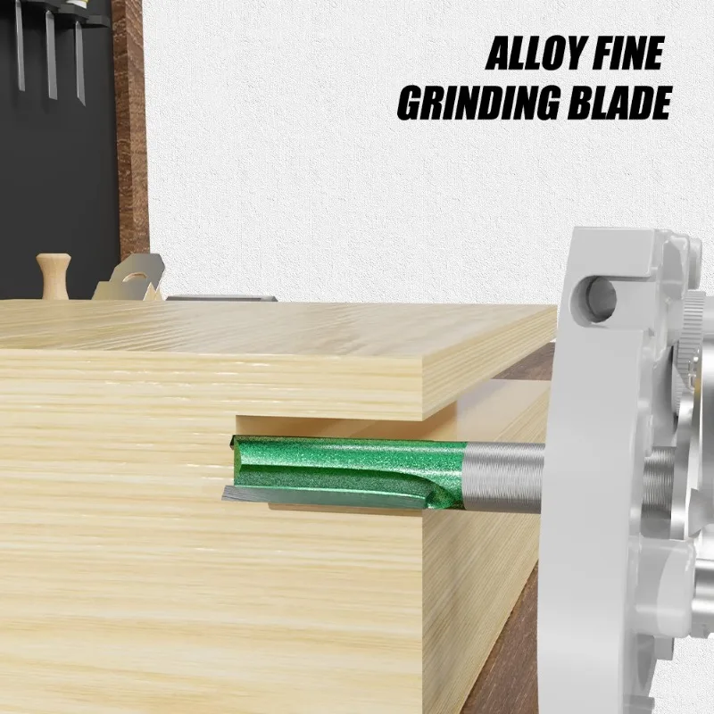 3mm-20mm Diameter 8mm Shank Straight Bit Tungsten Carbide Single Double Flute Router Bit Wood Milling Cutter For Woodwork Tool