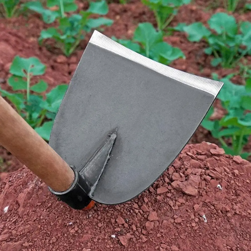 Thick Steel Weeding Hoe Outdoor Household Fast Weeding Soil Turning Flower Vegetables Planting Agricultural Gardening Tools