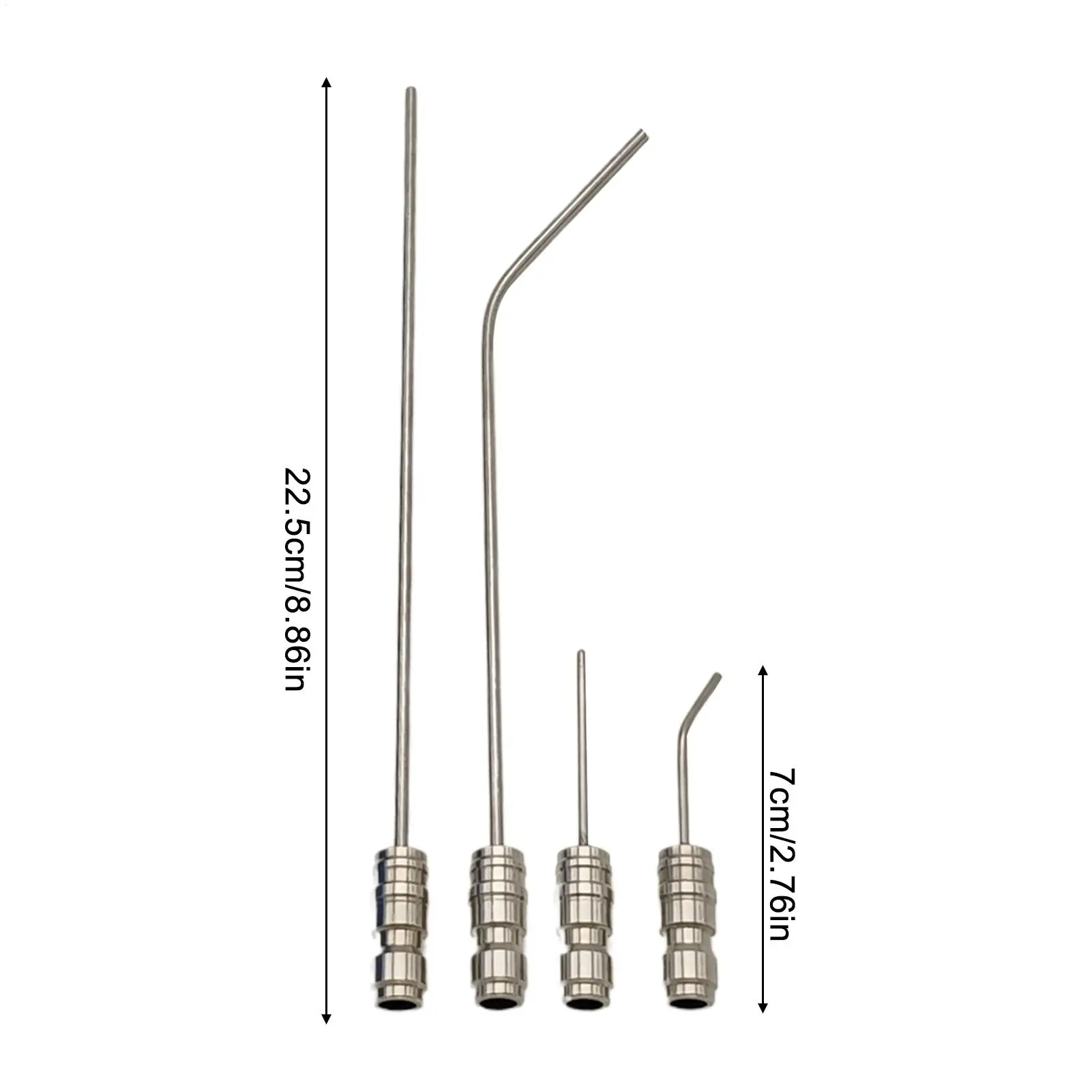 4Pcs High Pressure Washer Nozzle Set Stainless Steel Quick Connect Extension Wand For Cleaning Washing Machine Air Conditioner