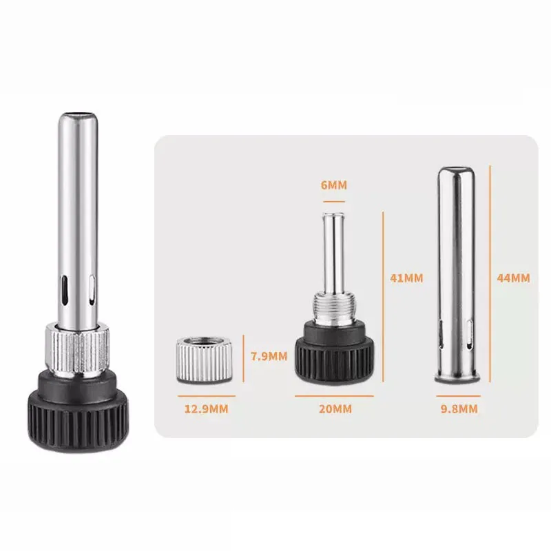 Universal Soldering Station Iron Handle Parts Shell Inner Heat Type Sleeve Tube for 936 938 969 Soldering Station