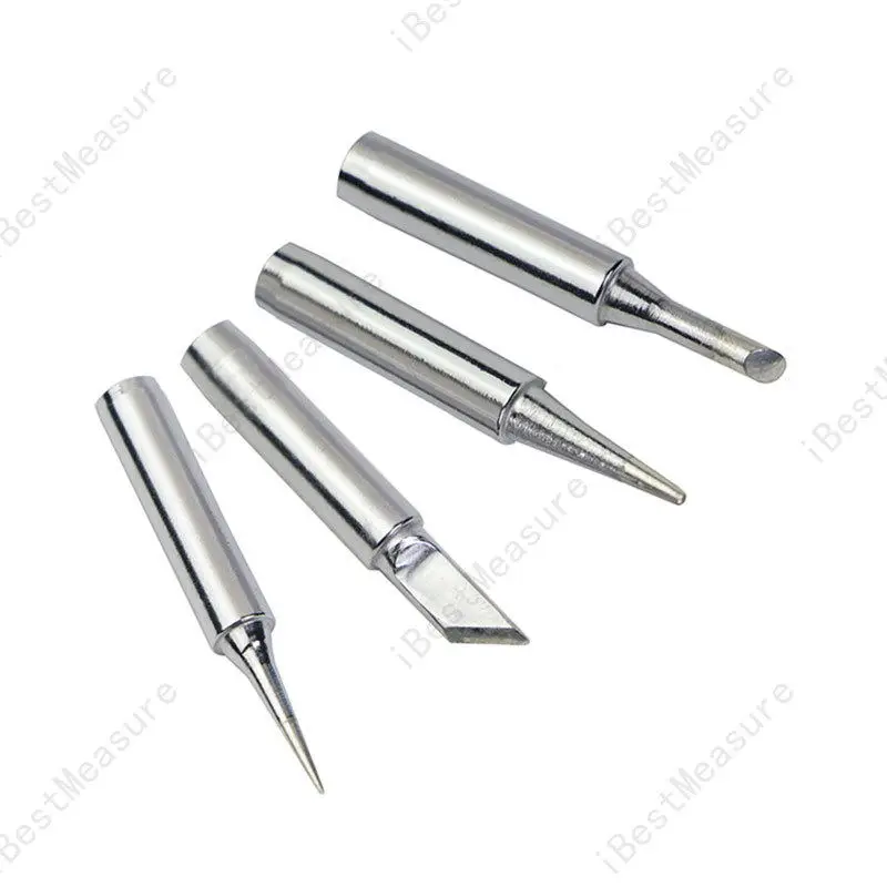 5PCS, Premium 900M series industrial soldering copper soldering iron tip set, perfect for electronic product maintenance