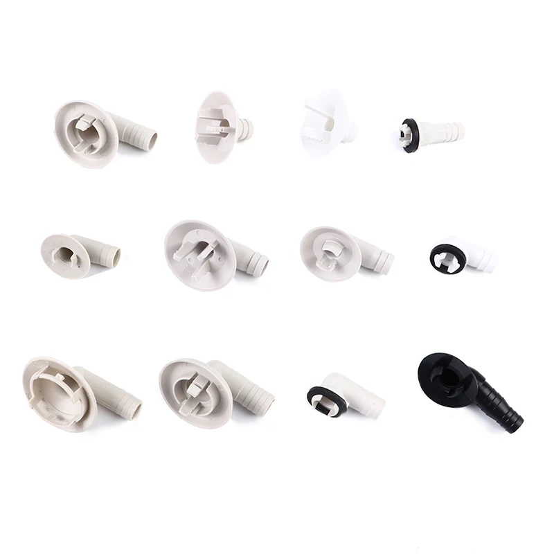 Air Conditioner Ac External Unit Drain Hose Connector Elbow Fitting With Rubber Ring