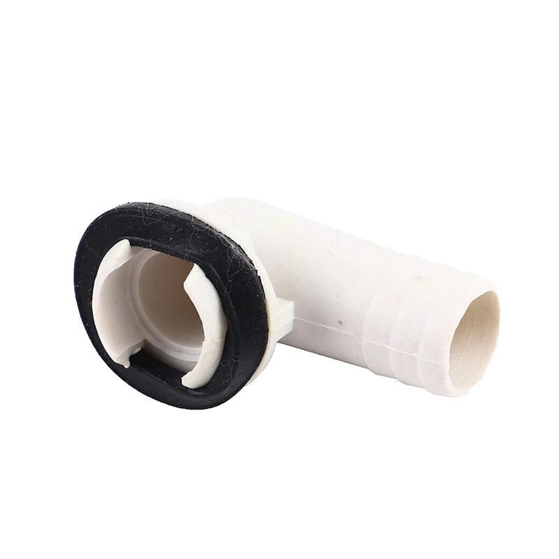 Air Conditioner Ac External Unit Drain Hose Connector Elbow Fitting With Rubber Ring