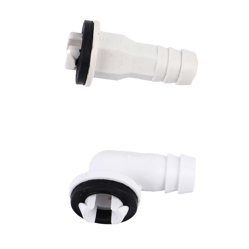 Air Conditioner Ac External Unit Drain Hose Connector Elbow Fitting With Rubber Ring