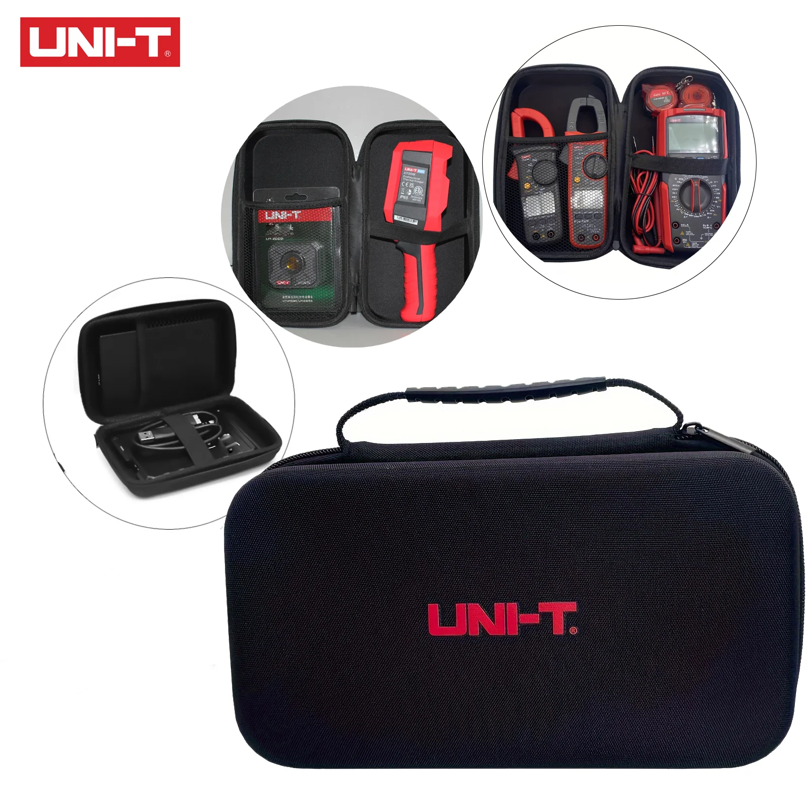 UNIT Hard EVA Storage Bag Carrying Cover Case for UT89X UT204+ Digital Multimeter UTI160S UTI260B Thermal Imaging Camera
