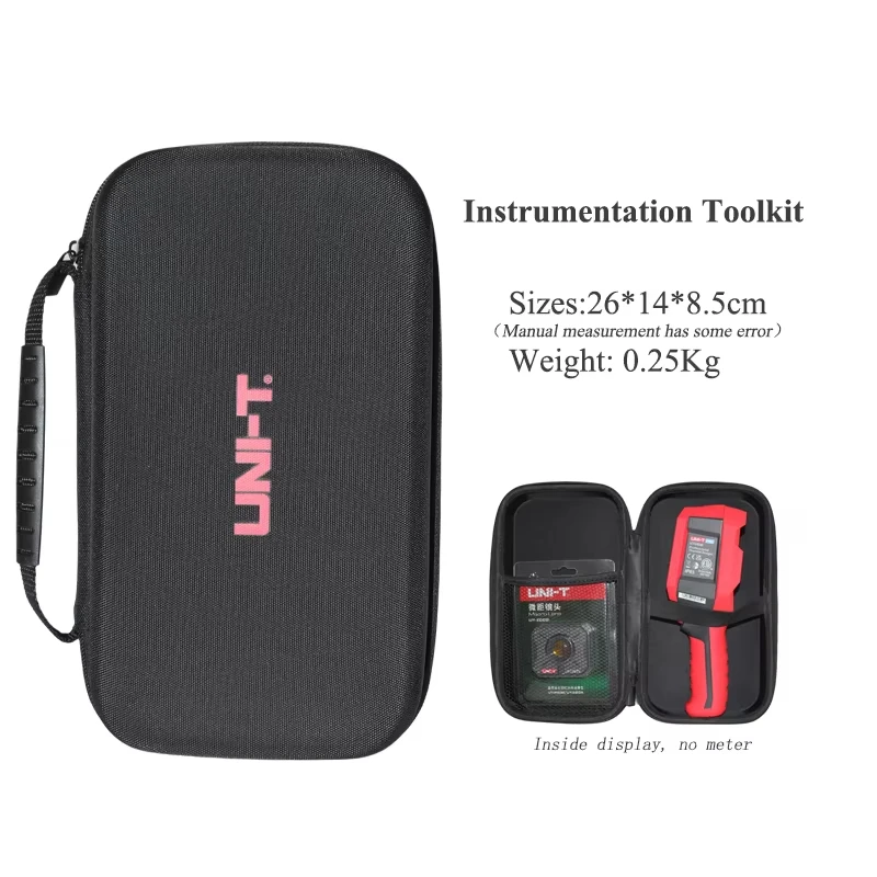 UNIT Hard EVA Storage Bag Carrying Cover Case for UT89X UT204+ Digital Multimeter UTI160S UTI260B Thermal Imaging Camera