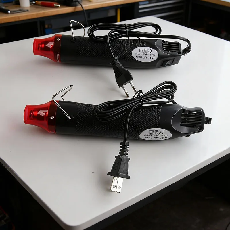 220/110V Hot Air Gun DIY Tool Heat Electric Power Tool Mini Soldering Temperature Crafts Blower with Supporting Seat Shrink