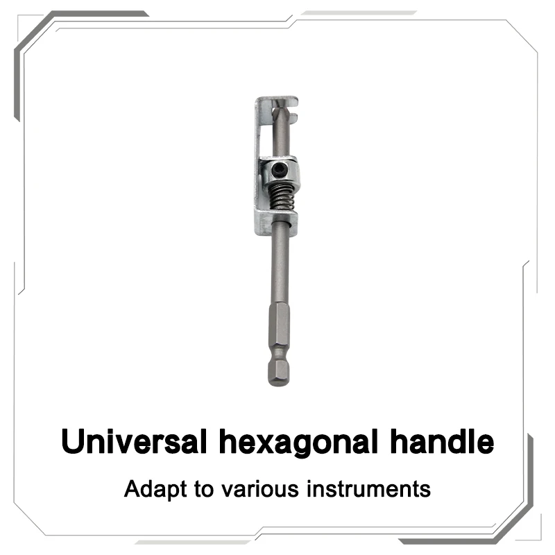 Hexagonal Shank Magnetic Screwdriver Head Fixed Drill Bit Universal Crosshead Power Tool Accessory Spring Type Positioning