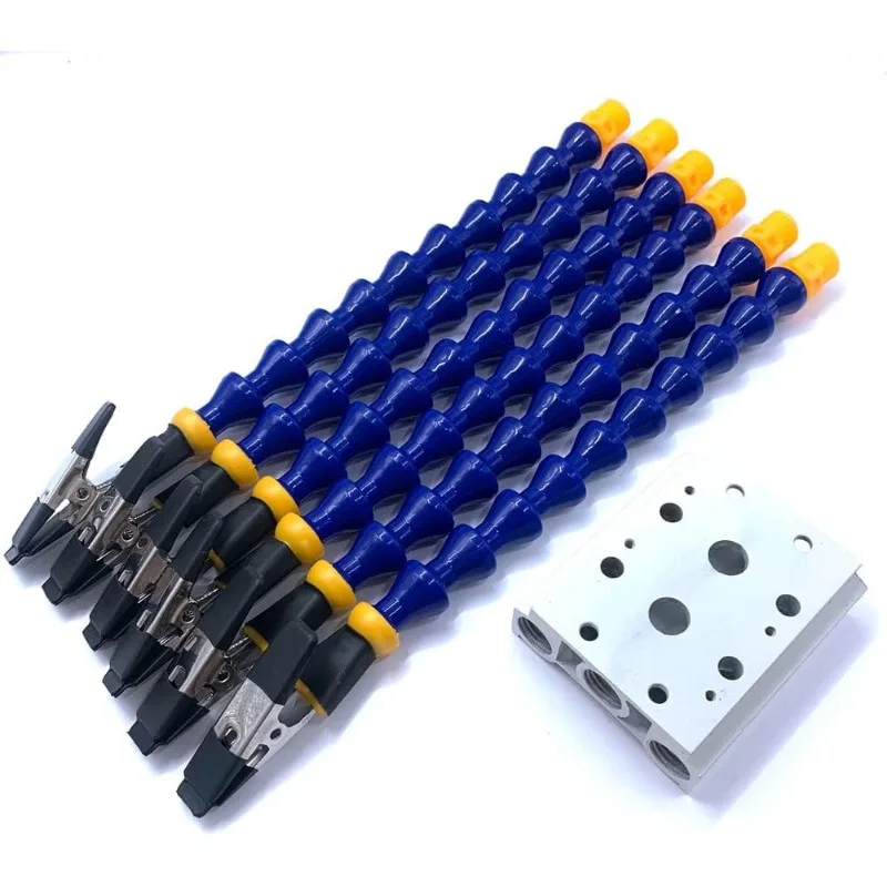 Bench Vise Soldering Station with 4/6 Flexible Arms & Soldering Iron Holder – PCB Welding Repair Tool, Aluminum Alloy Base