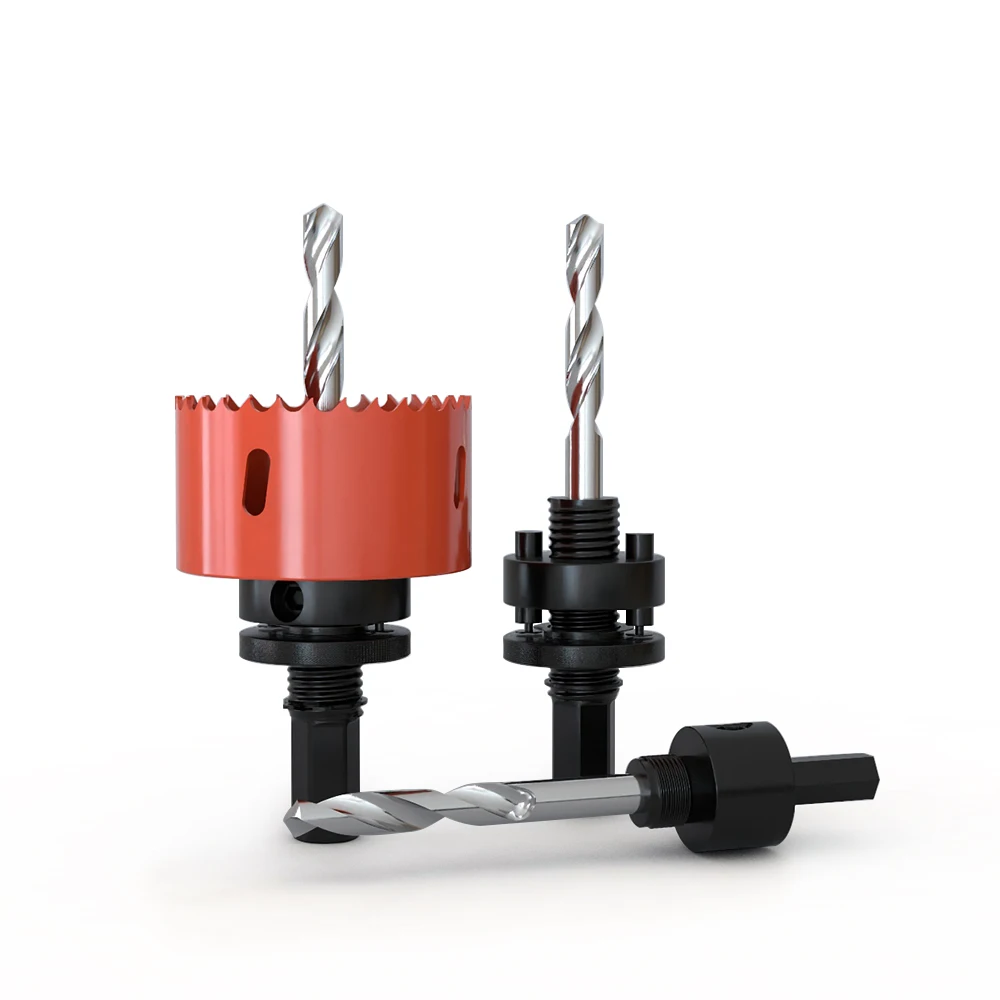 1Pc A2 A4 Hole Saw Arbor With Drill Bit For Bi-Metal Hole Saw Woodworking Power Tool Accessory