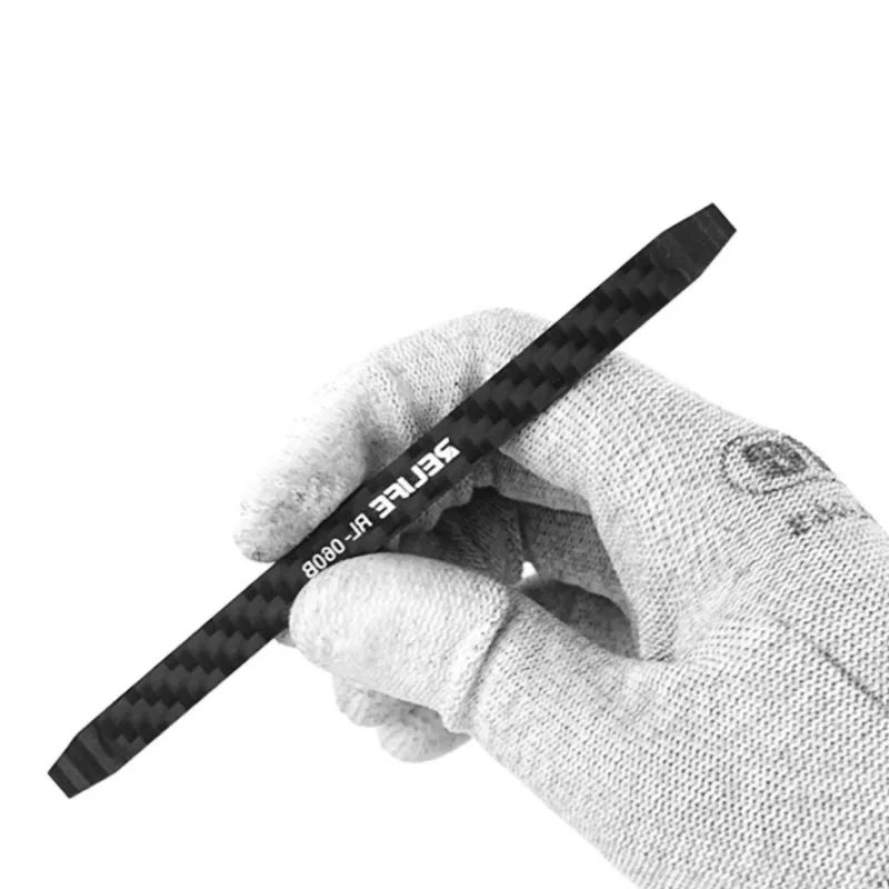 RELIFE RL-060B Carbon Fiber Disassembly Crowbar for Mobile Phone Laptop Maintenance Non-magnetic LCD Screen Dismantling Tool
