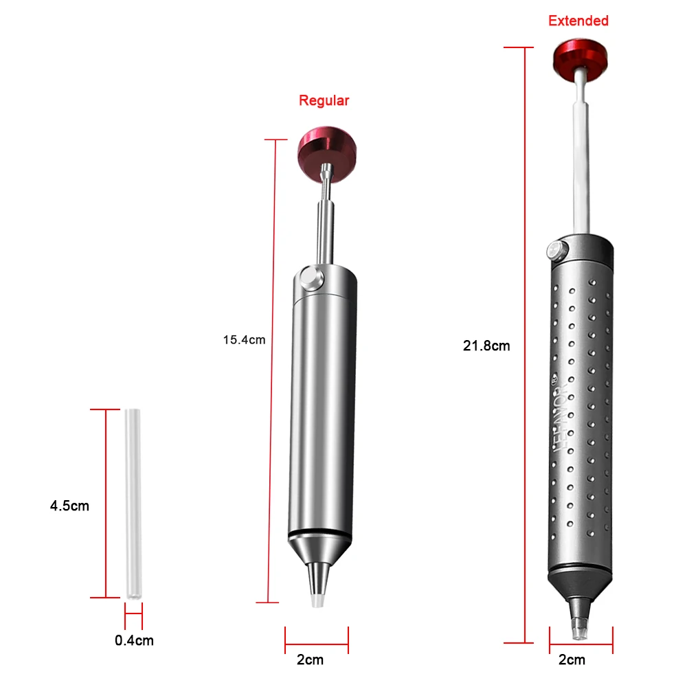 LEFAVOR Aluminum Powerful Desoldering Pump Suction Tin Gun Soldering Sucker Pen Removal Vacuum Solder Iron Welding Repair Tool
