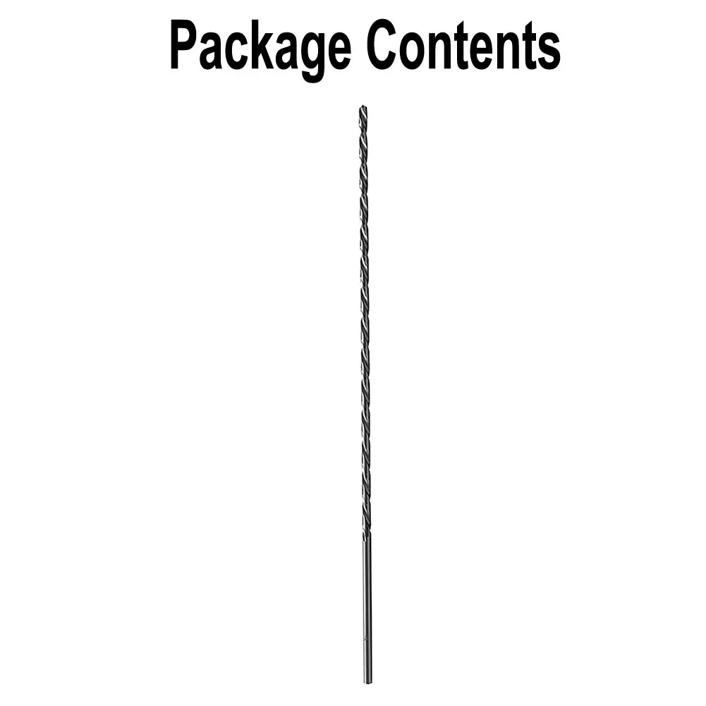 1pc HSS Drill Bit 2/3/4/5/6mm 160mm-300mm Straight Shank Twists Drill Bit Extra Long HSS Straight Shank Drill Bit Power Tools Ac