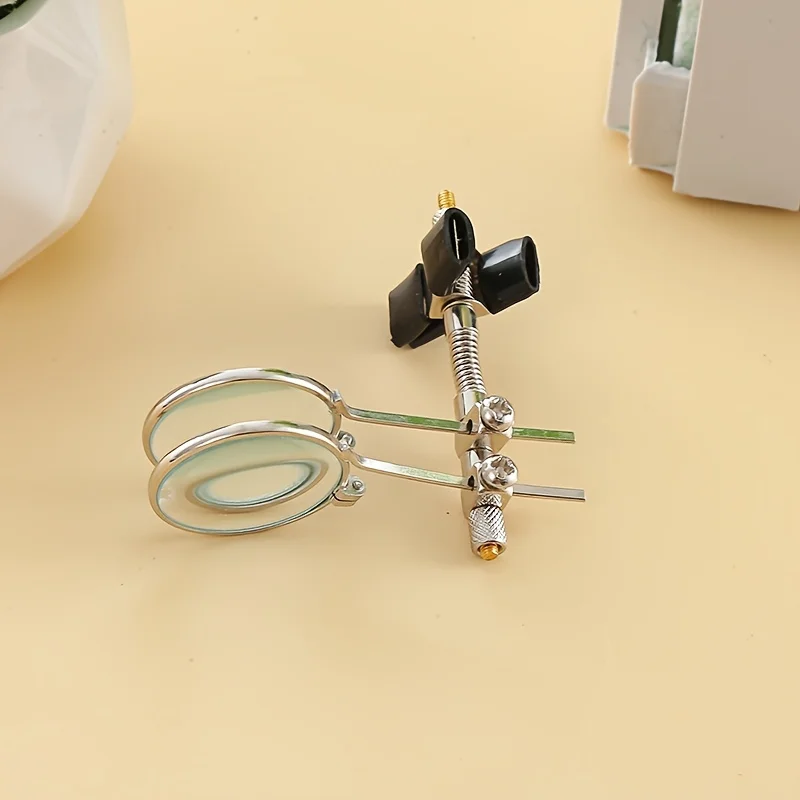 5X/10X Dual Adjustable Clip-On Magnifying Glasses for Watch Repair, Mobile Phone Servicing, Jewelry Crafting, Product Inspection