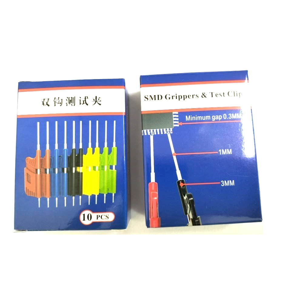 10pcs Chip Test Clip IC Clamp BIOS Burning Fixture SOP SOIC TSOP MSOP SSOP SMD PIN Socket Adapter Programmer for Logic Analyzer