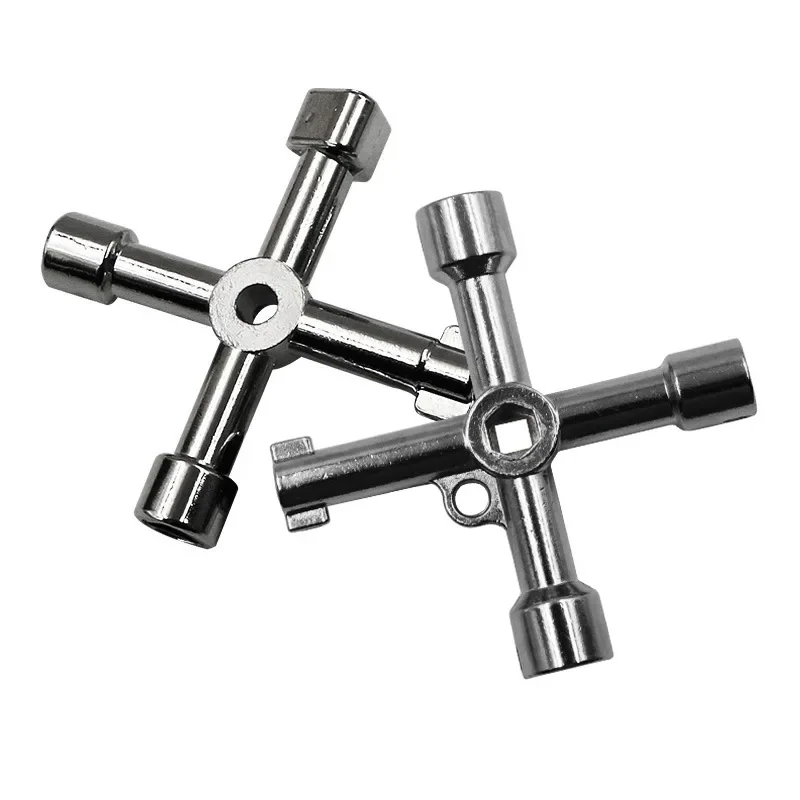 Multi Functional Elevator Key Wrench Elevator Water Meter Valve Multi Purpose Triangular Wrench Portable Hand Tools