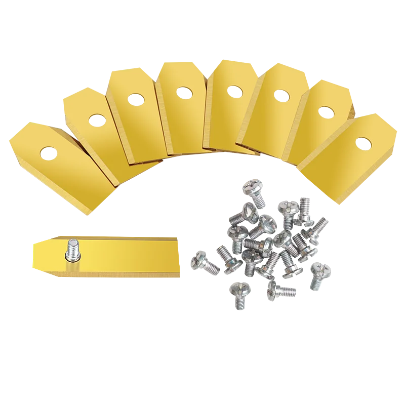 Extended Robot Replacement Blade Stainless Steel 43mm Blade for Robotic Lawn Mower, Double Cutting Effect Increase Efficiency