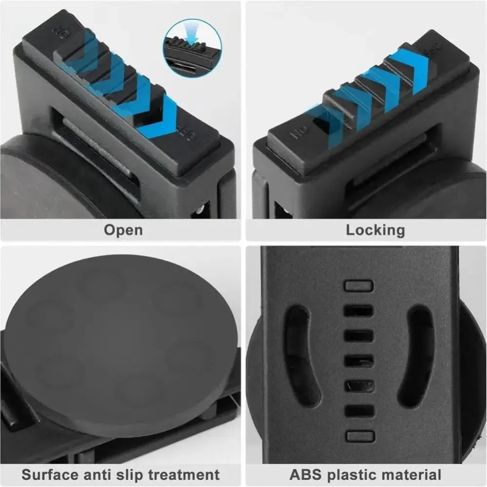 High Quality Non-Slip Tool Holster Belt Clip Metal Quick Access Magnetic Tool Holder Detachable Adjustable Belt Buckle