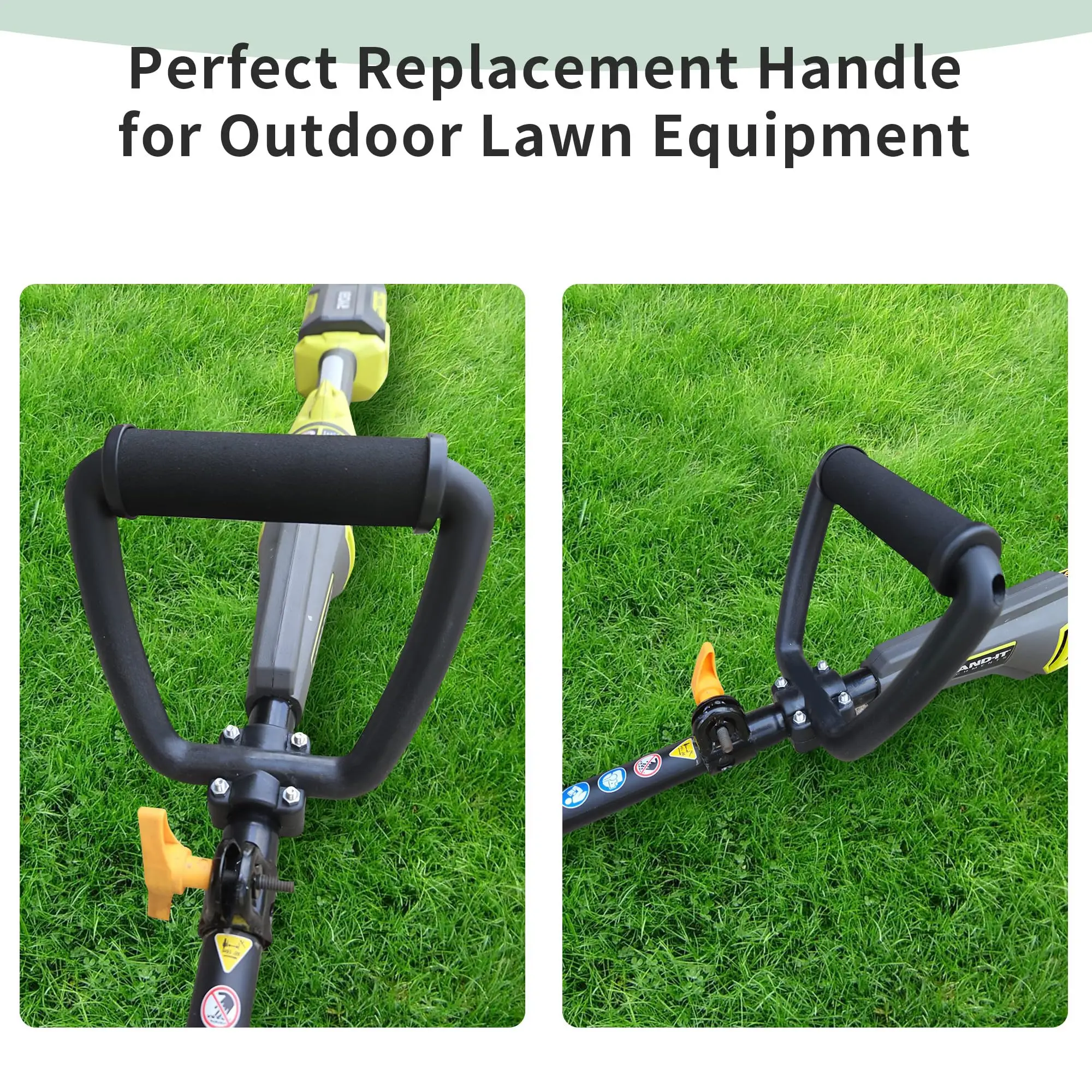 Loop Handle Bar Grip for Weed Eater Trimmer Brush Cutter Accessory Replacement Part W/ Mount Kit for Garden Lawn