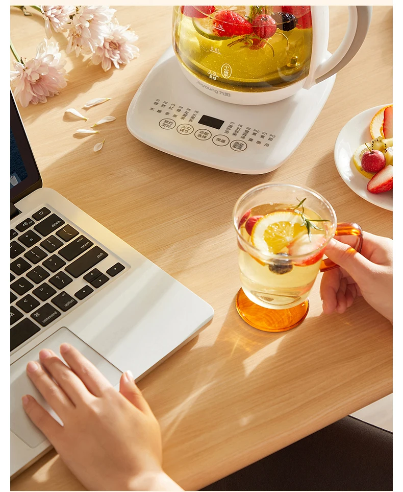 Joyoung Electric Kettle 1.5L Household Multifunction Health Pot Adjustable Firepower Temperature Tea Dessert Soup DGD1506BQ