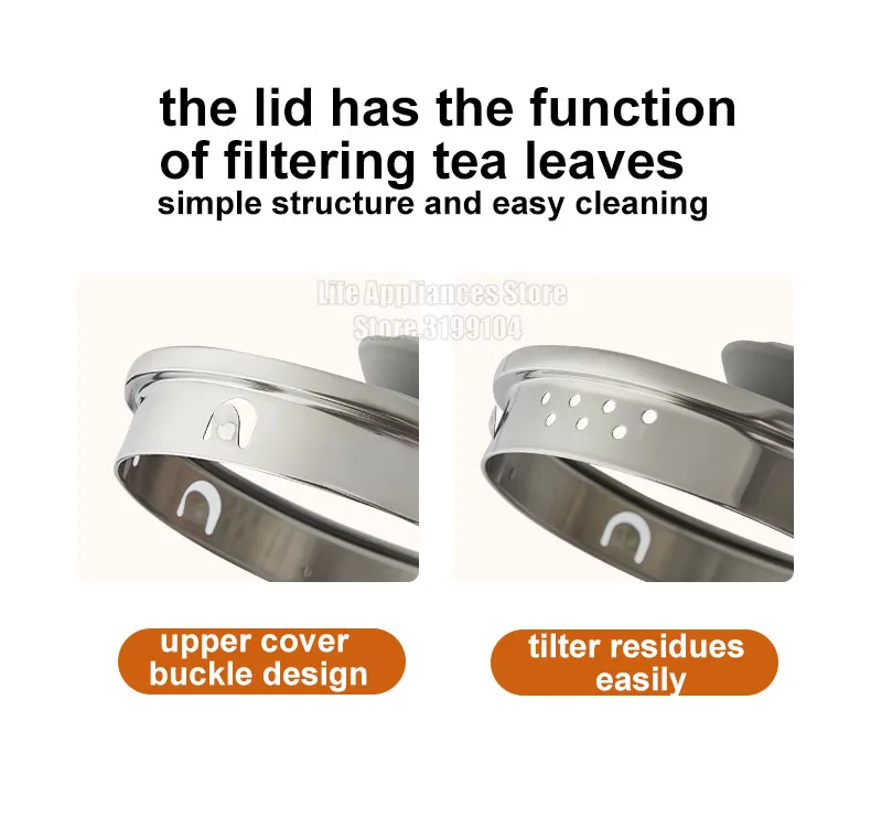 Joyoung Electric Kettle 1.5L Household Multifunction Health Pot Adjustable Firepower Temperature Tea Dessert Soup DGD1506BQ