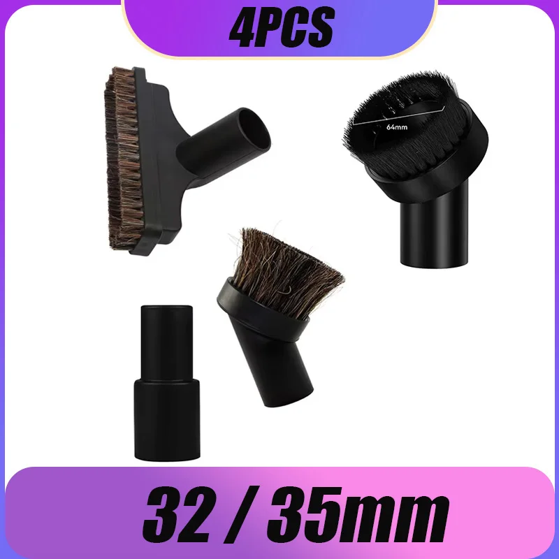 Vacuum Cleaner Brush Head Nozzle With 32 / 35mm Adapter Spare Parts Crevice Dust Collector Vacuum Cleaner Replacement Attachment