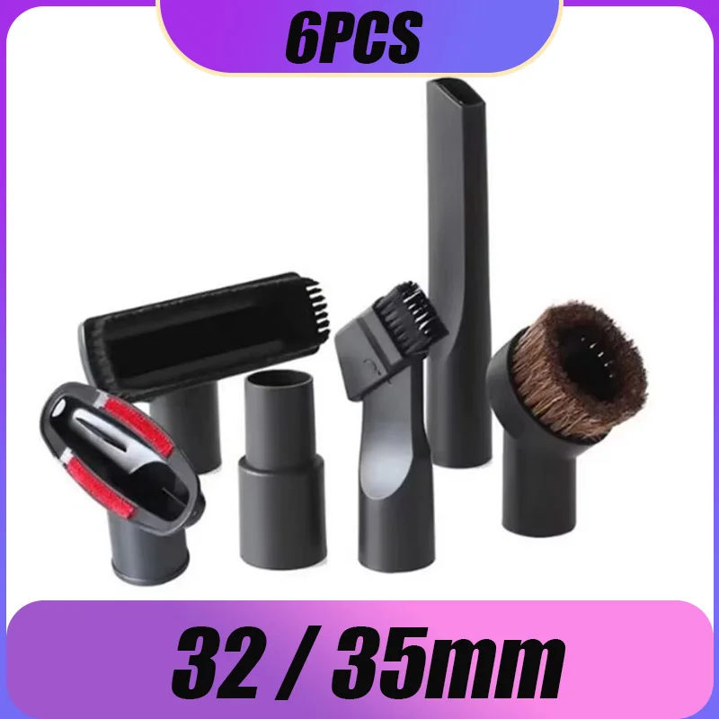 Vacuum Cleaner Brush Head Nozzle With 32 / 35mm Adapter Spare Parts Crevice Dust Collector Vacuum Cleaner Replacement Attachment